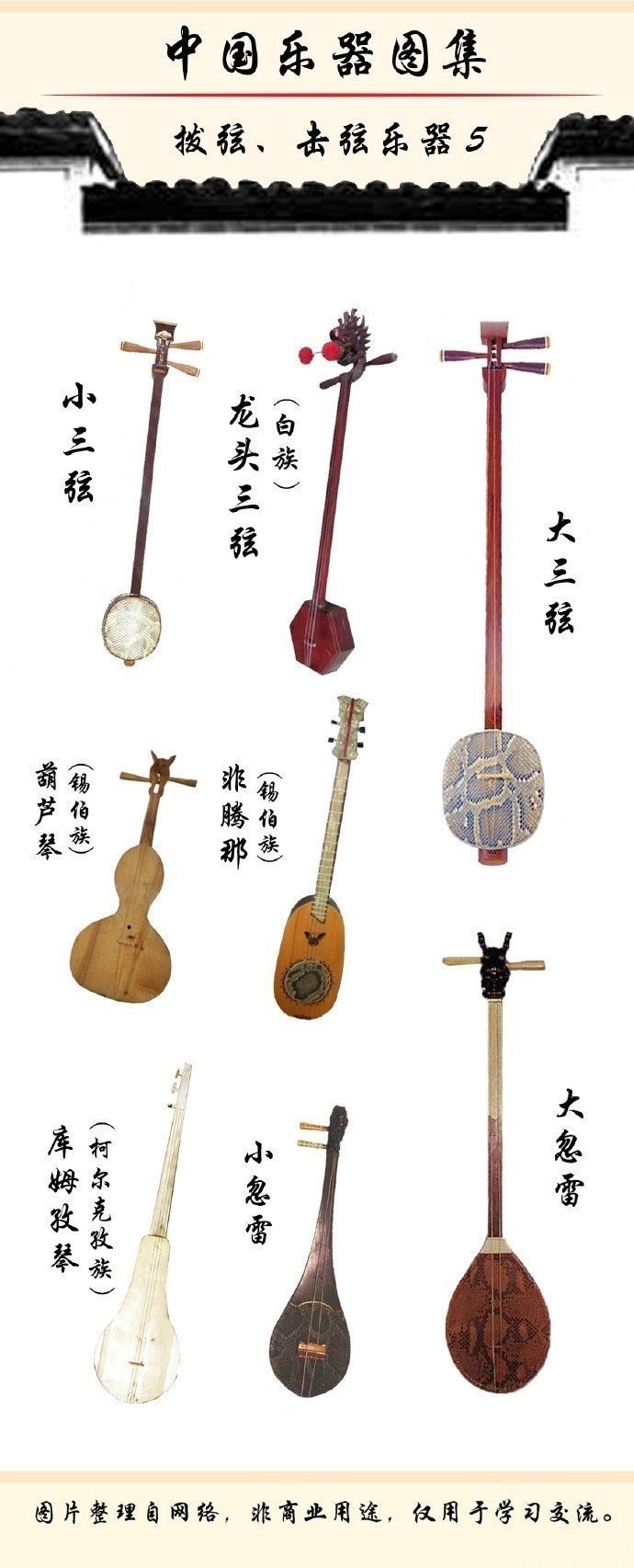 中国乐器大全及图片（中国最全的拨弦击弦类乐器图集）-5