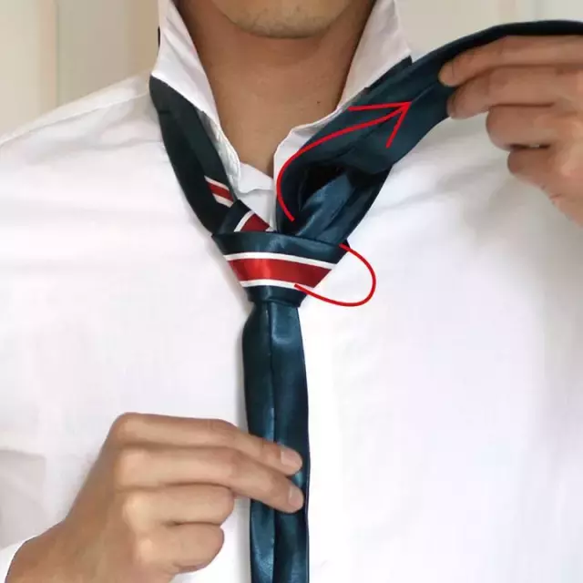 懒人领带怎么系（上班族必学最简单的系领带方法图片）-30