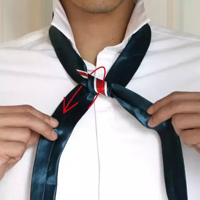 懒人领带怎么系（上班族必学最简单的系领带方法图片）-28