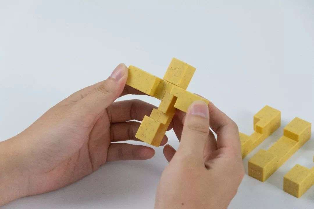 孔明锁系列拼装教程（一）：六根孔明锁