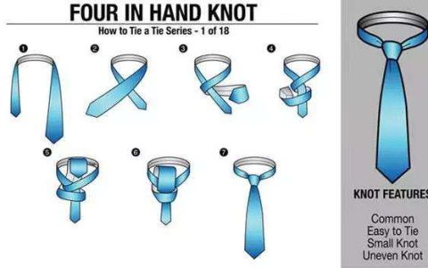 领带怎么系一步一步教图片（手把手教你8种系领带教程图片）